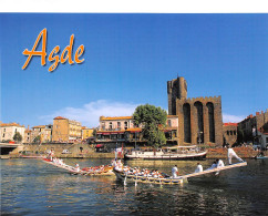 Delcampe - AGDE Les Joutes Nautiques Sur L Herault 2(scan Recto-verso) MA2146 - Agde