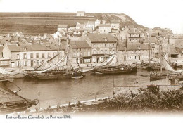 Delcampe - PORT EN BESSIN Calvados Les Bateaux à Quai édition Atlas 1986 Cliché Roger Viollet 28 (scan Recto-verso)MA2144Bis - Port-en-Bessin-Huppain