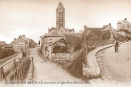 Delcampe - CHAMPAGNE SUR OISE Les Rues Neuves Et L'église édition Atlas 1986 Cliché Roger Viollet 14 (scan Recto-verso)MA2144Bis - Champagne Sur Oise