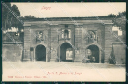 Delcampe - Lucca Città Porta Santa Maria Cartolina WX1098 - Lucca