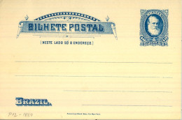 Delcampe - BRASIL , ENTERO POSTAL  NO CIRCULADO , 40 REIS - PEDRO II - Interi Postali