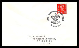 Delcampe - Lettre (cover) Scout (jamboree) - 73 - Grande Bretagne (great Britain) - 30 TH GLASGOW SCOUT JUBILEE 17/05/1969 - Lettres & Documents