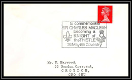 Delcampe - Lettre (cover) Scout (jamboree) - 11 - Grande Bretagne (great Britain) - Maclean Becomin A Knight Of The Thistle 1969 - Lettres & Documents