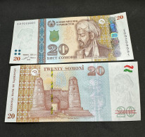 Delcampe - Tajikistan 20 Somoni Modif 2025  UNC - Tadjikistan
