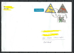 Delcampe - SCHWEDEN Sweden 2026 Air Mail Cover To Estonia - Briefe U. Dokumente