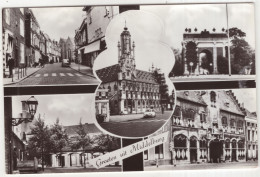 Delcampe - Groeten Uit Middelburg: DAF 600 , FIAT 500 - (Nederland/Holland) - 1971 - Uitgave Wedam - PKW