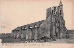 Delcampe - 29 PENMARCH RUINES DE L EGLISE DE SAINT THUMETTE A KERITY - Penmarch