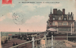 Delcampe - 59 MALO LES BAINS TERRASSE DU CASINO ET DE LA PLAGE - Malo Les Bains