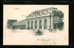 Delcampe - Cartolina Milano, Statione Centrale - Milano (Milan)