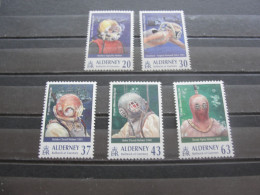 Delcampe - ALDERNEY,  SERIE  116-120   POSTFRIS ( MNH) - Alderney