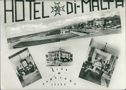 Delcampe - CAMAIORE LIDO ( LUCCA ) HOTEL DI MALTA / VEDUTINE - ALBERGO II CATEGORIA - 1960s (26693) - Lucca