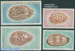 Delcampe - New Caledonia 1970 Shells 4v, Mint NH, Nature - Shells & Crustaceans - Ungebraucht