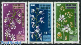 Delcampe - New Caledonia 1975 Orchids 3v, Mint NH, Nature - Flowers & Plants - Orchids - Ungebraucht