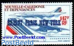 Delcampe - New Caledonia 1977 First Concorde Flight 1v, Mint NH, Transport - Concorde - Aircraft & Aviation - Ungebraucht