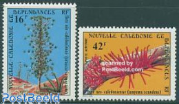 Delcampe - New Caledonia 1978 Flora 2v, Mint NH, Nature - Flowers & Plants - Ungebraucht