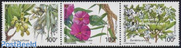 Delcampe - New Caledonia 2004 Flowers 3v [::], Mint NH, Nature - Flowers & Plants - Ungebraucht