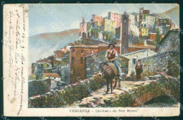 Delcampe - Imperia Ceriana Asino Cartolina ZG3156 - Imperia