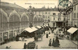 Delcampe - COMMERCE - Carte Postale De Epinal - Le Marché Couvert  Et La Rue D'Arches - L 170701 - Märkte