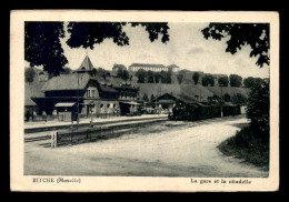 Delcampe - 57 - BITCHE - LA GARE DE CHEMIN DE FER ET LA CITADELLE - Bitche