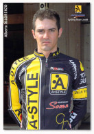 Delcampe - Cyclisme, Alberto Di Lorenzo, Carte Non Officielle, 2008 - Radsport