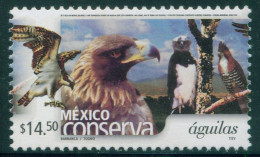Delcampe - MEXICO 2005 $14.50 EAGLES Conservation Defin., Rather Scarce, Mint NH Unm. Stamp, Expensive On Local Deale - Mexiko