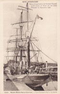 Delcampe - Cpa  Bateau " Le Pourquoi Pas " A St Malo Expedition Pole Sud Commandant Charcot - Missionen