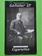Delcampe - Image PHOTO Pour Album Collecteur Anglais - Lieutenant GALLAHER - GALLAHER Cigarettes - Vers 1900 - Gallaher