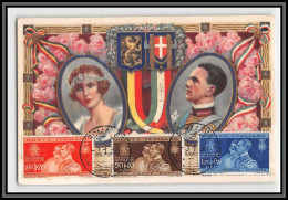 Delcampe - 56977 N°251/253 Humbert Et Marie-José Italia Italie Italy 3/1/1930 Carte Maximum Card Fdc édition Ballerini Belgique - Cartes-Maximum (CM)