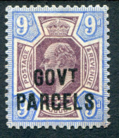 Delcampe - Great Britain Govt Parcels O/p On 9d Edward, SG077 Cat 650 Pound - Dienstmarken