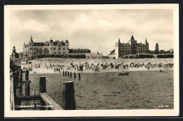 Delcampe - AK Zinnowitz, Blick Von Der Seebrücke Zum Strand - Zinnowitz