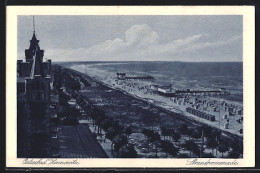 Delcampe - AK Zinnowitz, Die Strandpromenade Aus Der Vogelschau - Zinnowitz