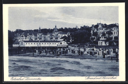 Delcampe - AK Zinnowitz, Strand Mit Herrenbad - Zinnowitz
