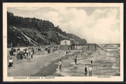 Delcampe - AK Ueckeritz A. Usedom, Strandleben Des Ostseebades - Usedom