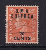 Delcampe - Eritrea: 1948/49   KGVI 'B.M.A. Eritrea'    SG E3    20c On 2d     Used - Eritrée