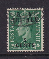 Delcampe - Eritrea: 1950   KGVI 'B. A. Eritrea'    SG E13    5c On ½d     Used - Eritrée