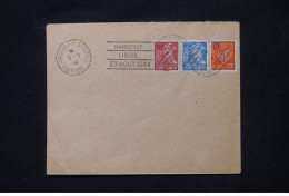 Delcampe - FRANCE - Type Mercure Et Pétain Avec Surcharge De Libération Sur Enveloppe De Marseille En 1944 - L 106009 - Befreiung