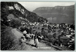 Delcampe - 6442 Gersau - Bauer Mit Schafherde - 10600022 - Gersau