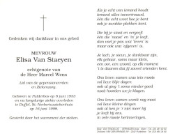 Delcampe - Elisa Van Staeyen (1933-1998) - Santini