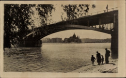 Delcampe - CPA Budapest Ungarn, Uferpartie, Brücke - Ungarn