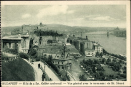 Delcampe - CPA Budapest Ungarn, Gesamtansicht Mit St. Gérard Denkmal - Ungarn