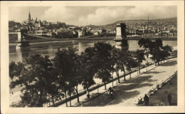 Delcampe - CPA Budapest Ungarn, Teilansicht, Brücke - Ungarn