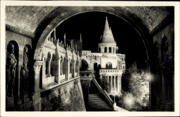 Delcampe - CPA Budapest Ungarn, Beleuchteter Fischerbastei - Ungarn