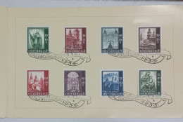 Delcampe - AUSTRIA 1955 SLAZBURGER DOMBAUSERIE - Briefe U. Dokumente