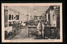 Delcampe - AK Berlin, Cabaret Cafe Kronprinz, Friedrichstrasse 191, Innenansicht - Mitte