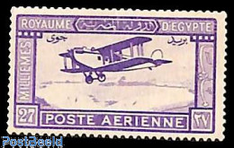 Delcampe - Egypt (Kingdom) 1926 Cairo-Bagdad Air Connection 1v, Unused (hinged), Transport - Aircraft & Aviation - Neufs