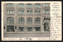 Delcampe - AK Berlin, Unione Cooperativa Di Milano, Italienisches Restaurant, Taubenstr. 16-18 - Mitte