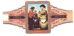 Delcampe - Bague De Cigare Suisse SCHWAGALP  N° 55  Cigar Bands - Bagues De Cigares
