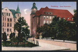 Delcampe - AK Flensburg, Neues Gymnasium - Flensburg