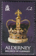 Delcampe - 325 ALDERNEY Aurigny 2003 - Yvert 206 - Couronne Elizabeth II - Neuf **(MNH) Sans Charniere - Alderney