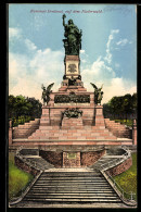 Delcampe - AK Rüdesheim Am Rhein, Nationaldenkmal Auf Dem Niederwald - Sonstige & Ohne Zuordnung